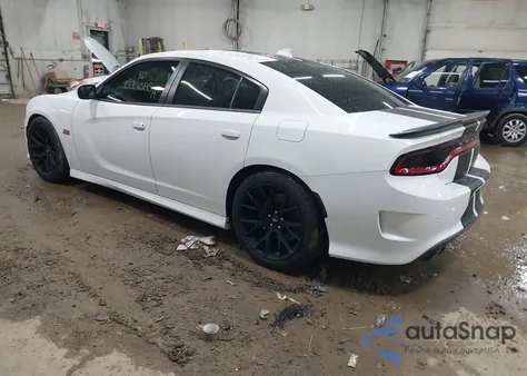 2019 Dodge Charger Scat Pack Rwd из США, поврежденный, VIN 2C3CDXGJ7KH609159